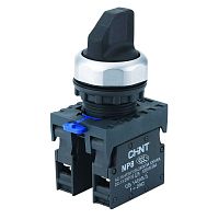 Переключатель с фиксацией NP8-10X/21 без подсветки 1НО черн. IP65 (R) | код 578661 | CHINT