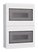 Корпус встраиваемый прозр. дв. 2 ряда 26 мод. IP41 ЩРВ-М | код 31076DEK | DEKraft