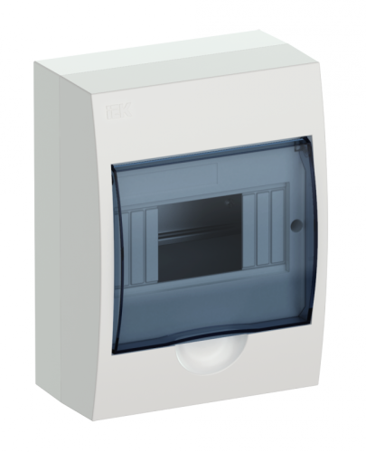 Бокс ЩРН-П-6 модулей навесн.пластик IP41 IEK | код MKP12-N-06-40-20-U | IEK