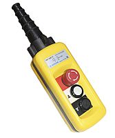 Пост кнопочный ПКТ-22Б У2, IP65, 2 скорости, кнопка БЛОКИРОВКА с фиксацией (красная), вверх, вниз, 4NO, пост кнопочный (ЭТ) | код ET011047 | Электротехник