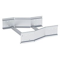 Переходник по ширине центральный лестничный усиленный 150х600х300 мм (2 мм) EKF | код wcltp150x600x300-2 | EKF