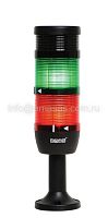 Сигнальная колонна 70 мм, красная, зеленая 220 В, светодиод LED, зуммер. | код IK72L220ZM01 | EMAS