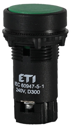 Кнопка утопленная с Н.О контактом TN12A2 (зеленый) | код 004770052 | ETI