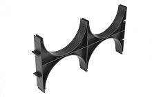 Кластер двойной, двухсторонний для двустенных труб d90 мм Промрукав | код PR08.4324 | ПРОМРУКАВ