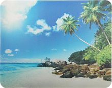 Коврик для мыши Buro BU-M10012 Мини рисунок/пляж 230x180x2мм | код 291843 | BURO