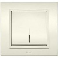 Zena титаниум выключатель 1кл подсв.Led | код 500-011400-201 | ABB