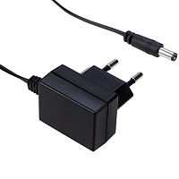 Источник питания AC-DC адаптер, 6Вт, вход 90…264В AC/127…370В DC, выход 7.5В/0.8A, изоляция 4242В DC, размеры 41.5x30.5x20мм, -20…+70С, тип штекера P1J, двухштырьковая евровилка | код SGAS06E07-P1J | MeanWell