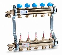 Коллекторная группа HKV/T для теплого пола ЛАТУНЬ (10004196) | код RQLAGJ0PKO5J51 | WATTS Industries
