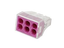 Строительно-монтажная клемма КБМ-773-306 (1.0-2.5мм2) HLT | код 081-20-011 | HLT