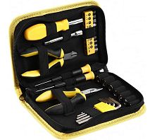 Набор инструмента 29 шт(отвертки, биты, ключи HEX, пассатижи), матерчатый чехол | код 65137 | FIT