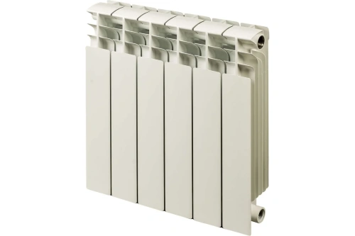Радиатор биметаллический секционный 500/80/6 боковое подключение | код RRC500*80BM06 | Русский Радиатор