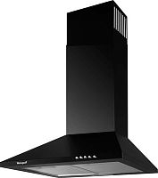Вытяжка каминная Weissgauff Zosma 50 PB черный управление: кнопочное (1 мотор) | код 2062517 | WEISSGAUFF