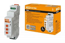 Реле времени РВМ-0,1с/10дн-8А-12/230В-DIN (многофункц., 10реж., 0,1с-10дней, 12-230В AC/DC) TDM | код SQ1503-0025 | TDM