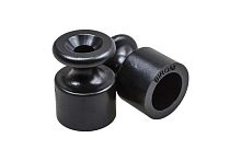 Изолятор для наружного монтажа пластик черн. (уп.100шт) Bironi B1-551-23