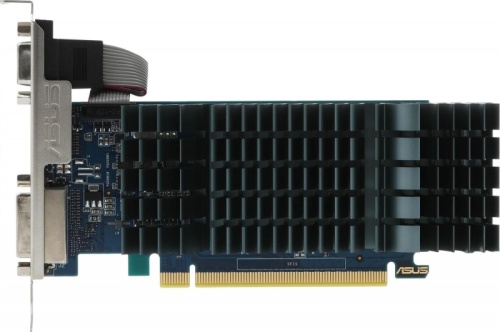 Видеокарта Asus PCI-E GT730-SL-2GD3-BRK-EVO NVIDIA GeForce GT 730 2Gb 64bit GDDR3 902/1800 DVIx1 HDMIx1 CRTx1 HDCP Ret | код 1908716 | Asus