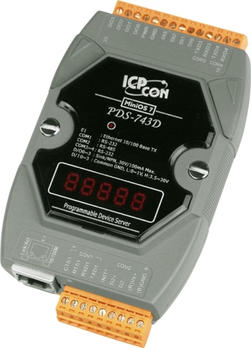 PDS-752 CR Programmable Device Server 4xRS-232 and 1xRS-485 ports | код 00-06016452 | ICP DAS