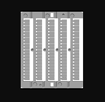 Символы CNU/8/580 с 71 по 80 горизонтальная | код ZN8580H | DKC