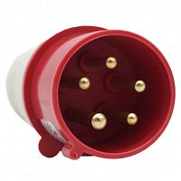 Вилка переносная AM-015 16A 380V~415V 3P+N+E IP44 (ANDELI) | код ADL13-003 | ANDELI