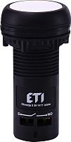 Кнопка монобл. утопл. ECF-10-W (1NO, белая) | код 004771455 | ETI