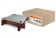 Светильник НПБ 01-3х60-121 УХЛ4 Бонсай-2 венге 3х60Вт IP20 (490х490х85) TDM | код SQ0303-0404 | TDM