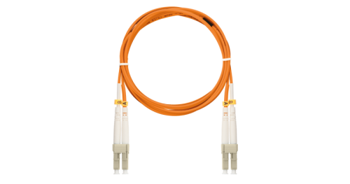 Шнур NIKOMAX волоконно-оптический, соединительный, многомодовый 50/125мкм, стандарта ОМ2, LC/UPC-LC/UPC, двойной, LSZH нг(A)-HFLTx, 2мм, оранжевый, 1м | код NMF-PC2M2C2-LCU-LCU-001 | NIKOMAX