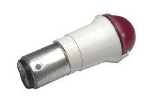 Светодиодная лампа СКЛ-10А-К-2-60, красная, 60В 50Гц/пост., цоколь B15d/18, УХЛ2.1 | код A8021-80066274 | Каскад-Электро