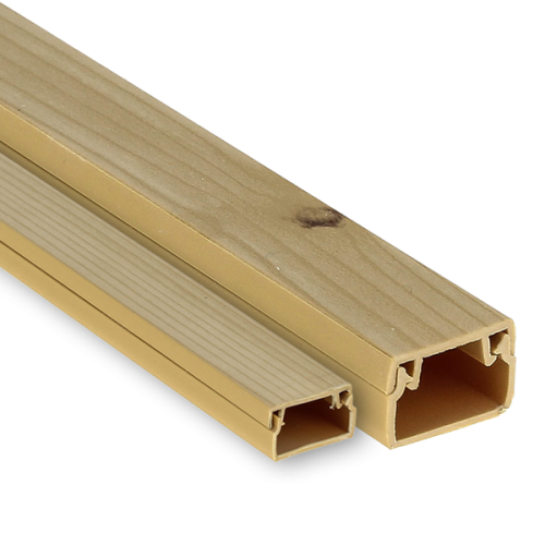 Канал кабельный (100х60) (18 м) светлое дерево-Plast | код kk-100-60w | EKF фото 3