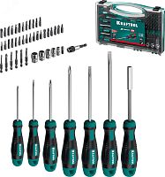 Набор отверток и насадок X-Drive-50 50 предм. | код 25815 | KRAFTOOL