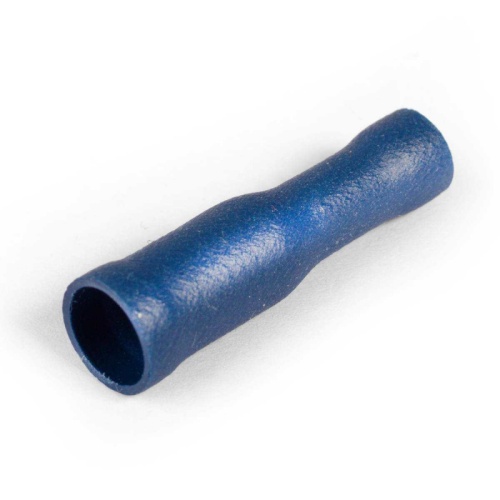 Разъемы штекерные изолированные ( Мама ) с ПВХ манжетой (РШИ-М) 2,5-4 синие (100 шт/уп) Промрукав | код PR08.10441 | ПРОМРУКАВ