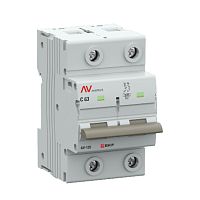 Выключатель автоматический AV-125 2P 63A (C) 10kA EKF AVERES | код mcb125-2-63C-av | EKF