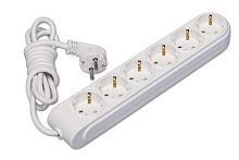 Удлинитель 6х7м с заземл. 16А IP20 ПВС 3х1.5 защ. шторки Makel N6310074