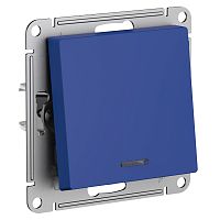 ATLASDESIGN 1-кл ПЕРЕКЛЮЧАТЕЛЬ с подсветкой, сх.6а, 10АХ, механизам, АКВАМАРИН | код ATN001163 | Systeme Electric