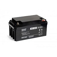 SKAT SB 1265 АКБ свинцово-кислотная тип AGM 12V 65Ач Iзар.19,5А, клеммы под болт М6 | код 2541 | БАСТИОН