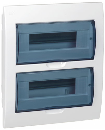 Бокс ЩРВ-П-24 мод. встр. пластик IP41 IEK | код MKP12-V-24-40-10-U | IEK