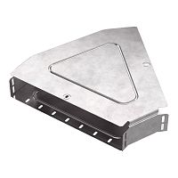 Угол горизонтальный 45 градусов с крышкой Стандарт 400х80 Промрукав | код PR16.0614 | ПРОМРУКАВ