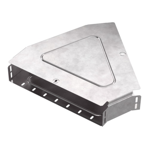 Угол горизонтальный 45 градусов с крышкой Стандарт 400х80 Промрукав | код PR16.0614 | ПРОМРУКАВ