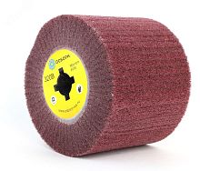 Валик Д120x100x19, нетканый материал с абразивом LP-320R по дереву для щеточных шлиф машин (6-064) | код PLM.RB12010019WP320B | ОСБОРН