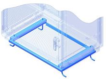 Рама для крепления напольных шкафов Conchiglia к полу Ш=1150 мм, Г=460 мм | код 095771358 | DKC