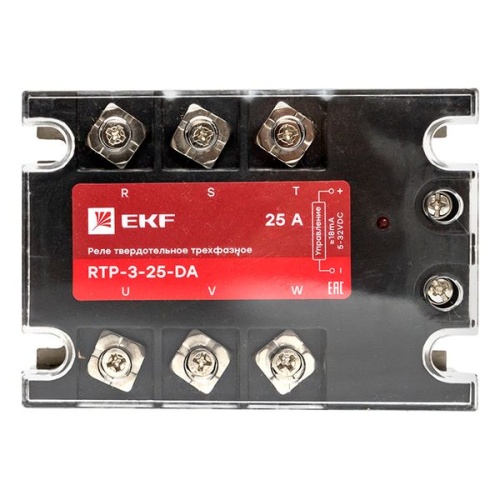 Реле твердотельное трехфазное RTP-25-DA PROxima | код rtp-3-25-da | EKF фото 5