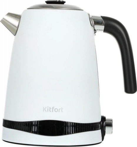 Чайник электрический Kitfort КТ-6121-2 1.7л. 2200Вт белый корпус: металл/пластик | код 1548892 | KITFORT