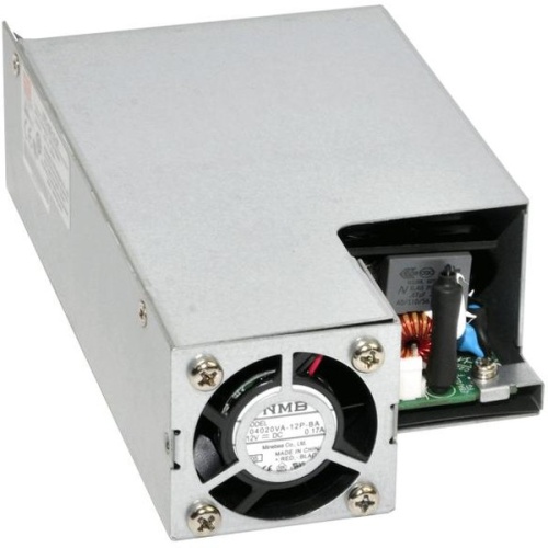 Источник питания AC-DC, med, 403.2Вт (252 Вт без обдува), ККМ, вход 80…264В AC 47…63Гц, 117…370B DC, выход 36В/11.2А (вент.), рег. вых. 34.2...37.8, изоляция 4000В AC, на плате 151х86.6х43мм, -30…+70С, вентилятор спереди | код RPS-400-36-SF (0) Брен