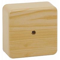 Коробка распаячнаяBS-P-100-100-50 без клеммы 100х100х50мм сосна IP40 | код Б0058708 | ЭРА