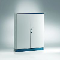 Щит ECOMP моноблочный 1200x1000x400мм (ВxШxГ) с монтажной панелью, RAL7035, IP55 | код ECOMP-101240 | ETA