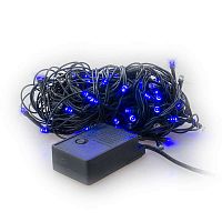 Светодиодная электрогирлянда нить 200 синих светодиодов IP20, 20 м, ILD200C-GB | код 4690601041890 | JazzWay