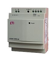 Блок питания LOGIC-10PS-24 (Input: 100~240V AC /Output: 24V DC, 1,3A) | код 004780013 | ETI