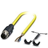 Кабель для датчика / исполнительного элемента SAC-HZ-4P-M12MS/10,0-542 SH BK | код 1409542 | PHOENIX CONTACT