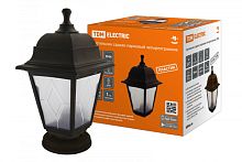 Светильник садово-парковый НТУ 04-60-001 четырехгр., напольный, пластик, расс.пластик, черный TDM | код SQ0330-0768 | TDM