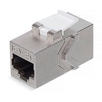 Адаптер проходной формата Keystone, Jack RJ-45(8P8C), FTP, CAT 6A REXANT PRO | код 02-0110 | REXANT