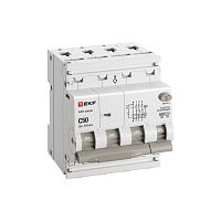 Выключатель автоматический дифференциального тока 4п (3P+N) C 50А 300мА тип AC 6кА АВДТ-63N (S) селективный электронный PROxima EKF D63N46ES50C300