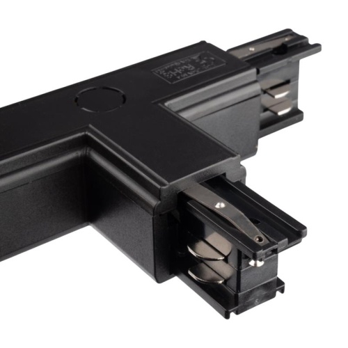 Коннектор черный правый внешн. T-образн. для 3Ф шинопровода 3P PTR CT-BL R/OUT JazzWay | код 5063235 | JazzWay фото 5